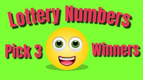 lotto 3 numbers|pick 3 winning numbers.